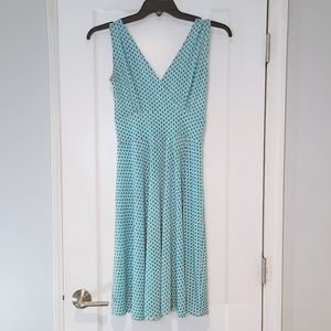 Karina Sleeveless Dotted Dress